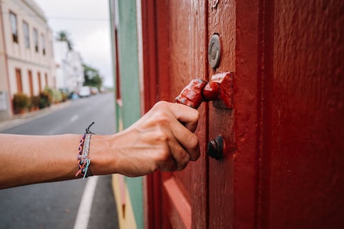 ‘I’m from The Irish Times,’ I said. ‘This is massage parlour,’ she replied