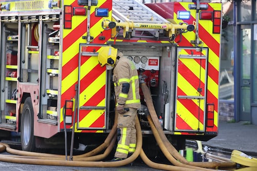 One person taken to hospital after fire at apartment block in north Dublin