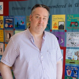 ‘Nobody knew things were going to get so bad’: Catholic RUC officer’s defaced headstone at centre of Troubles exhibition 